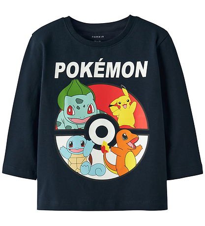 Name It Bluse - Noos - NmmJuice - Pokemon - Navy Blazer