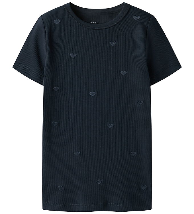 Name It T-shirt - Rib - Noos - NmfNakal - Dark Sapphire