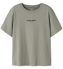 Name It T-shirt - Noos - NkmBrody - Shadow/W. Black Print