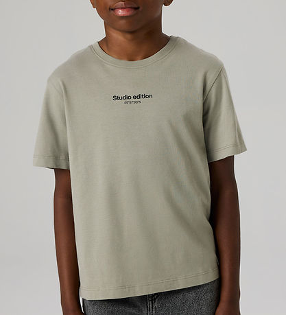 Name It T-shirt - Noos - NkmBrody - Shadow/W. Black Print