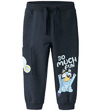 Name It Sweatpants - NmmJared - Bluey - Navy Blazer/Melange