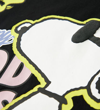 Name It T-shirt - NkfDylana - Snoopy - Black
