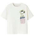 Name It T-shirt - NkfDylana - Snoopy - Cloud Dancer