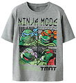 Name It T-shirt - NkmDon - Turtles - Grey Melange