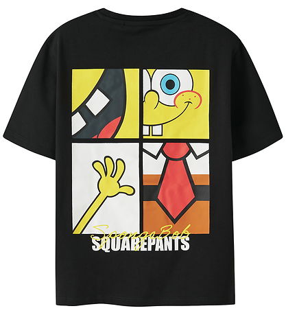 Name It T-shirt - NkmDex - Sponge - Black