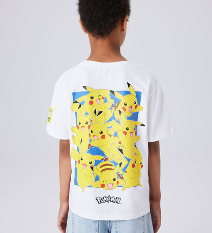 Name It T-shirt - NkmJeb - Pokemon - Bright White