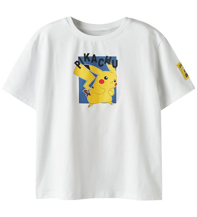 Name It NkmJeb Noos - Pokemon T-shirt - Hvid
