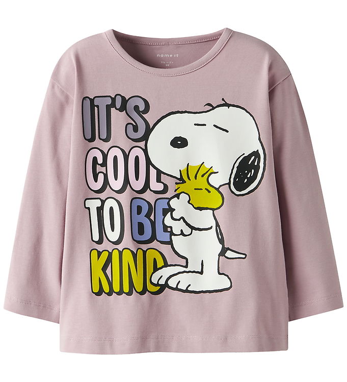 Name It Bluse - NmfDrema - Snoopy - Dawn Pink