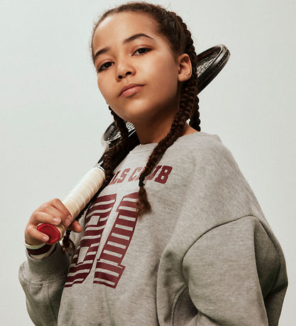 Name It Sweatshirt - Short - NkfTaya - Grey Melange