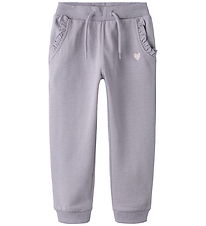 Name It Sweatpants - Noos - NmfVima - Lavender Gray