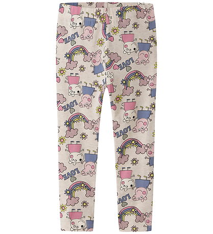 Name It Leggings - NmfDarsy - Gurli Gris - Peyote Melange