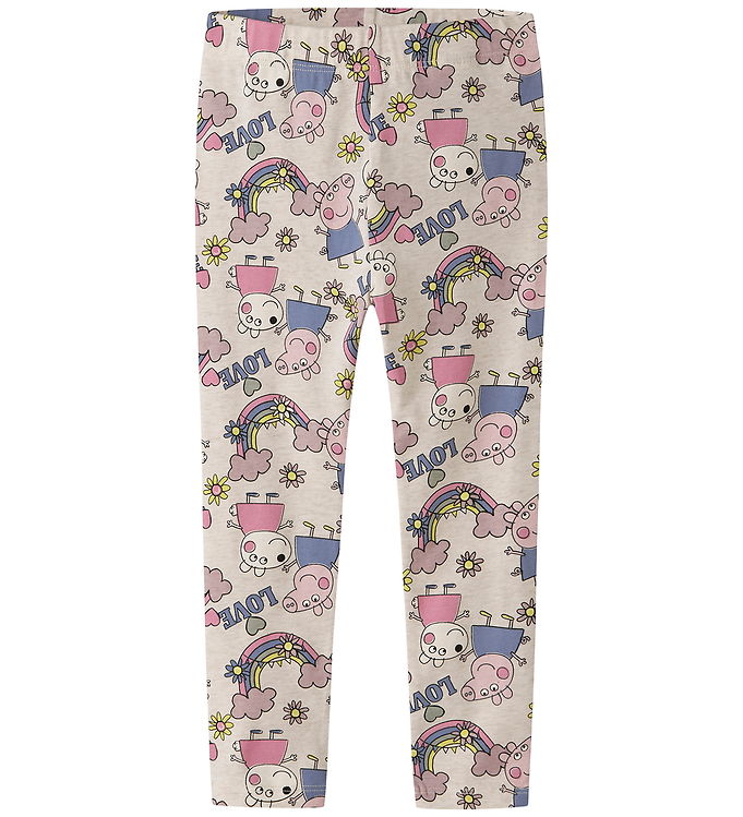 Name It Leggings - NmfDarsy - Gurli Gris - Peyote Melange