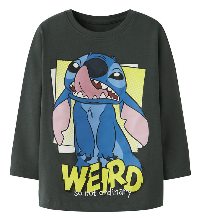 Name It Bluse - NmmDimitri - Stitch - Urban Chic billede