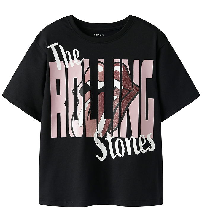 Name It T-Shirt - NkfDyba - Rolling Stones - Sort