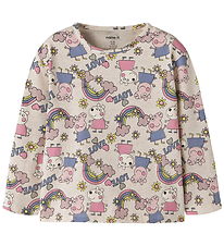Name It Bluse - NmfDarsy - Gurli Gris - Peyote Melange