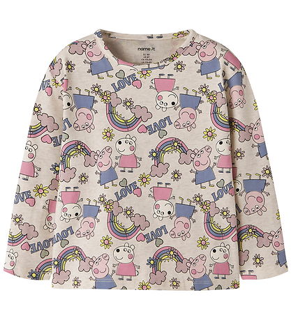 Name It Bluse - NmfDarsy - Gurli Gris - Peyote Melange