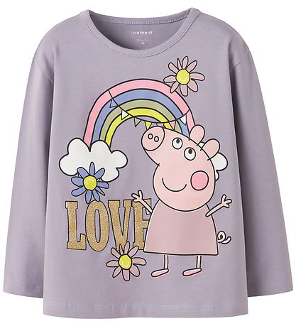 Name It Bluse - NmfDada - Gurli Gris - Lavender Gray