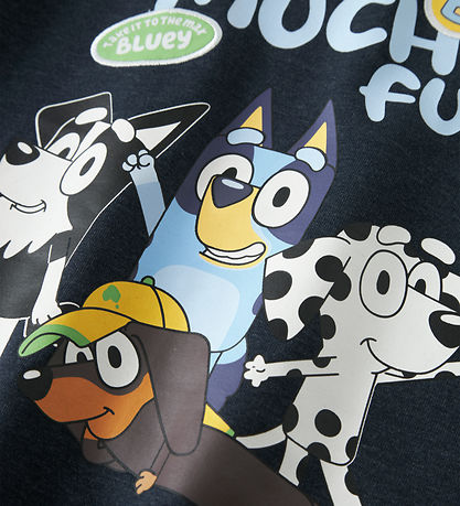 Name It Sweatshirt - NmmJared - Bluey - Navy Blazer/ Melange