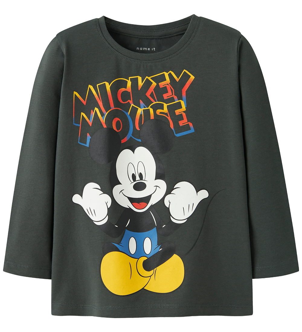 Name It Bluse - NmmDaze - Mickey Mouse - Urban Chic - Name It - 2 Jahre (92) - Blusen