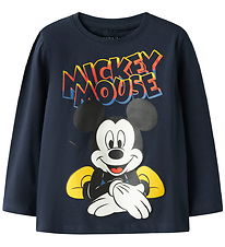 Name It Bluse - NmmDaze - Mickey - Navy Blazer