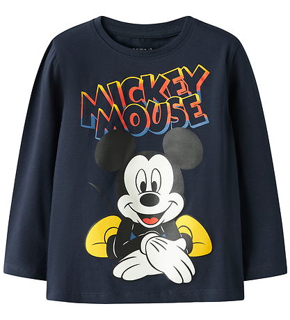 Name It Bluse - NmmDaze - Mickey - Navy Blazer