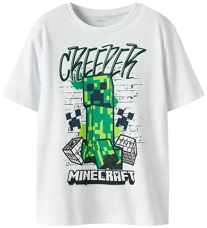Name it T-shirt - Noos - NkmDi - Minecraft - Bright White