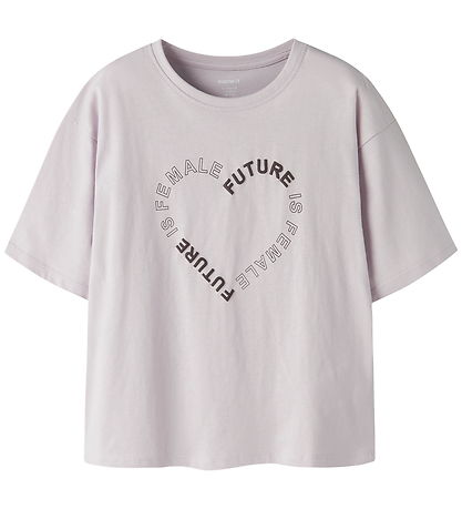 Name It T-shirt - NkfTatea - Lilac Marble