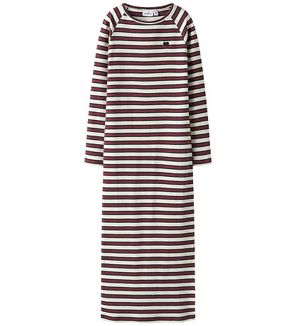 Name It Kjole - NkfTala - Oxblood Red