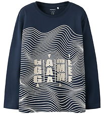 Name It Bluse - NkmValiant - Navy Blazer/Game