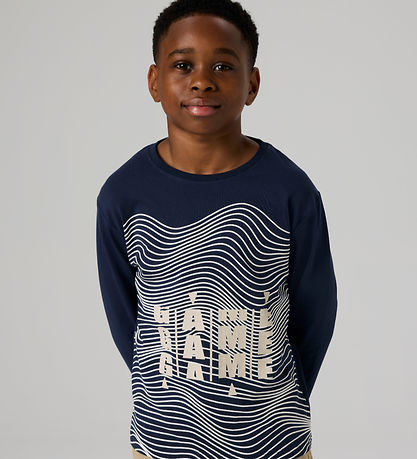 Name It Bluse - NkmValiant - Navy Blazer/ Game