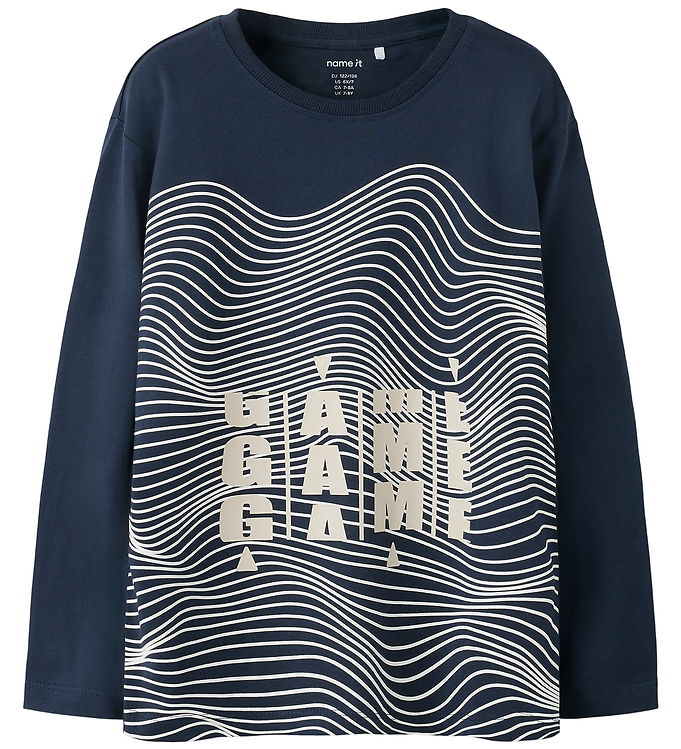 Name It Bluse - NkmValiant - Navy Blazer/Game