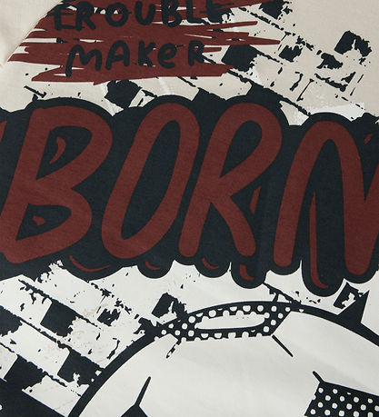 Name It Bluse - NkmValiant - Pumice Stone/ Football