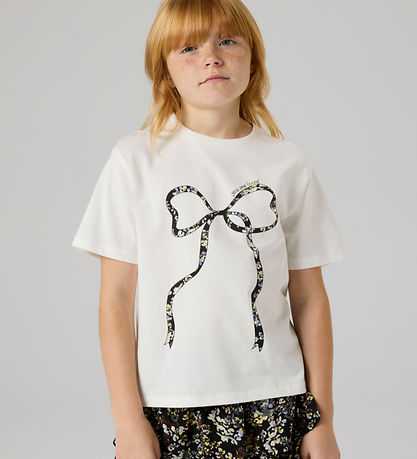 Name It T-shirt - NkfTabea - Cloud Dancer