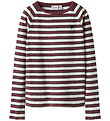 Name It Bluse - Rib - NkfTala - Oxblood Red