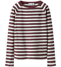 Name It Bluse - Rib - NkfTala - Oxblood Red