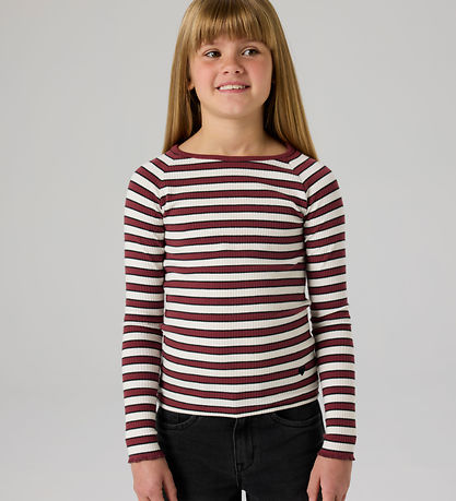 Name It Bluse - Rib - NkfTala - Oxblood Red