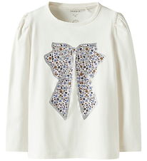 Name It Bluse - NmfTally - Cloud Dancer