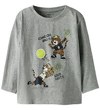 Name It Bluse - NmmTamir - Grey Melange