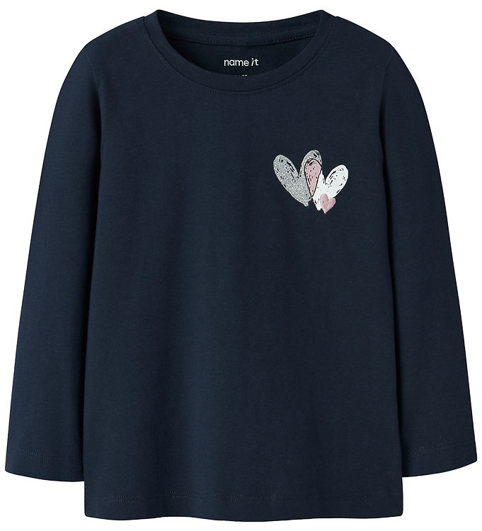 Name It Bluse - NmfTeartas - Navy Blazer m. Print