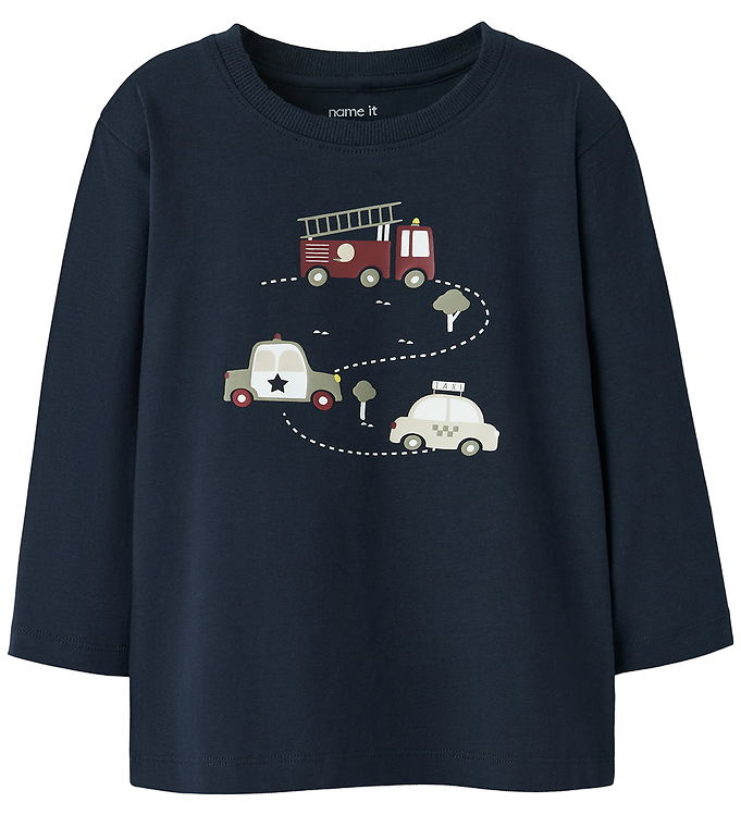 Name It NmmThomas - Børne Bluse - Blå