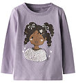 Name It Bluse - NmfTelia - Lavender Gray
