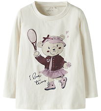 Name It Bluse - NmfTelia - Cloud Dancer