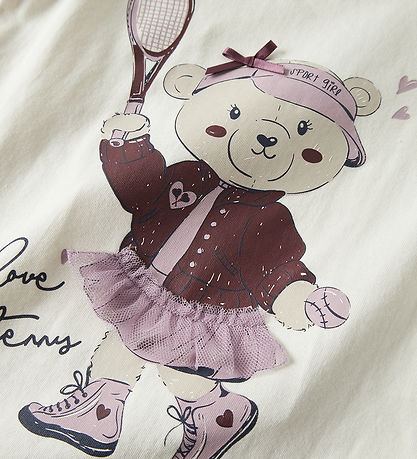 Name It Bluse - NmfTelia - Cloud Dancer