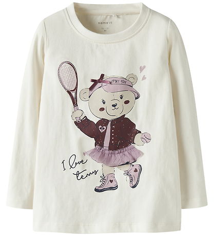 Name It Bluse - NmfTelia - Cloud Dancer