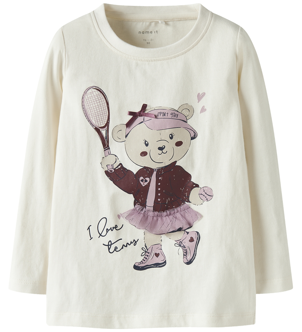 Name It Blouse - NmfTelia - Cloud Danser m. Print - Name It - 2 jaar (92) - Shirts