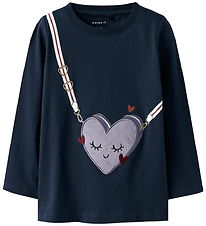 Name It Bluse - NmfTelia - Navy Blazer