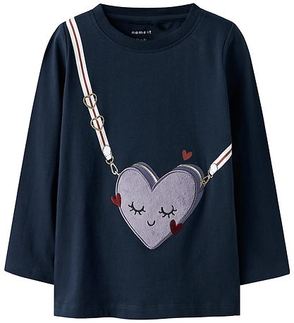 Name It Bluse - NmfTelia - Navy Blazer