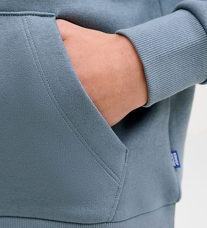 Jack & Jones Hættetrøje - JjeCorp - Blue Mirage/BIG TONAL