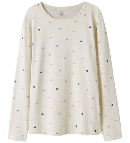 Name it Nattøj - NkfNightset - Peyote Melange