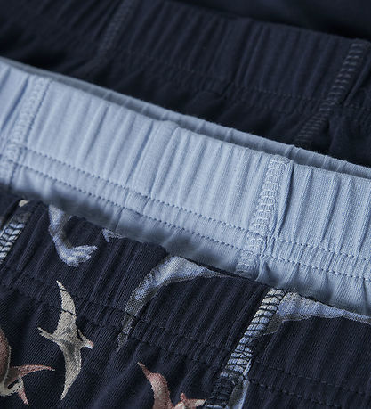 Name it Cykelshorts - 3-Pak - NmmTights - Navy Blazer/w/Navy Bla